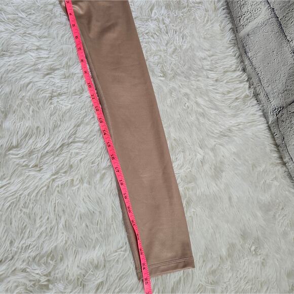 Athleta Elation Beige High Waisted Shimmer Leggings Size MP NWT - Picture 10 of 13